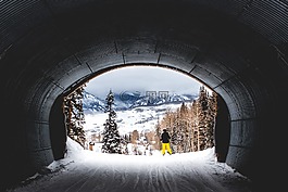 科羅拉多州,隧道,滑雪