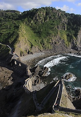 橋,gaztelugatxe,美麗