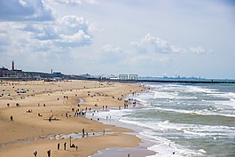 海灘,海,濱