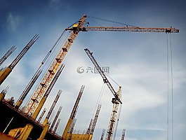 建設,起重機,工作