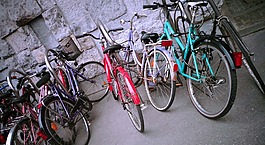 自行車,顏色,停車