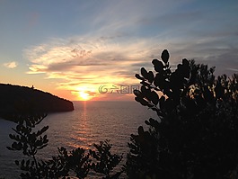 海,太陽(yáng),云