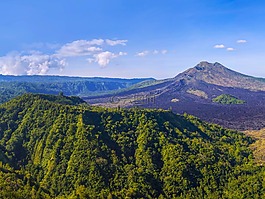 巴厘島,自然,山