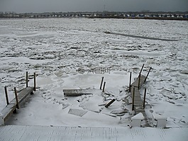 冰,雪,河
