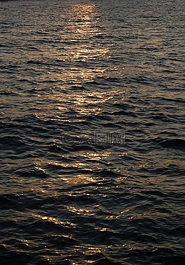 日落,海,波羅的海