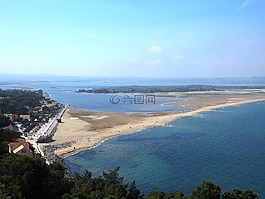海,法國,海灘