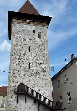 塔,czechia,znojmo