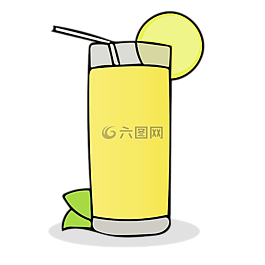 檸檬,喝,餐廳