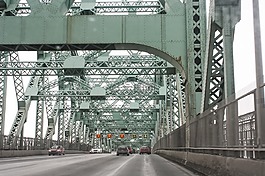 橋,旅行,汽車