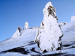 火山,山,頂