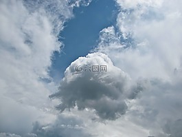 天空,云,積云
