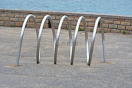 自行車,自行車存放,金屬