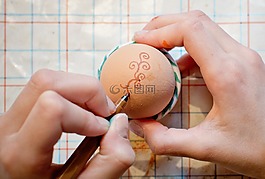 復(fù)活節(jié)彩蛋,漆,筆