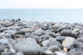 石頭,海,海灘