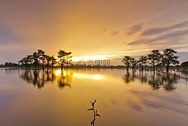 日落,水,日出
