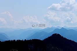 高山,德國,全景