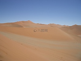 天空,沙漠,孤單