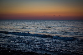 海,濱,波浪