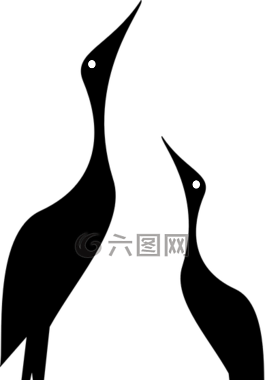 側(cè)影,鳥,黑