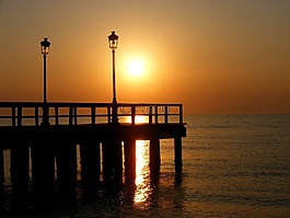 燈籠,太陽,橋