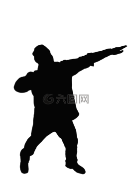 剪影,黑,男士