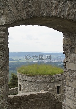 城堡,廢墟,中世紀(jì)