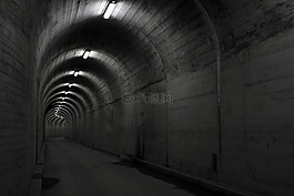 隧道,混凝土,光