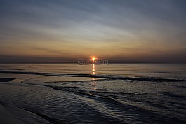 abendstimmung,北海,日落