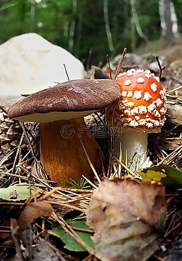 蘑菇,飛木耳,秋季
