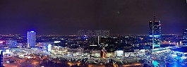 全景圖,華沙,夜