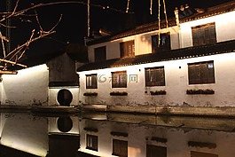 夜景,風(fēng)景,周莊