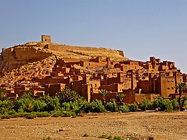 摩洛哥,堡壘,adobe