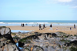 海,岸,海灘