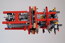 lego的齒輪,樂高反射,樂高積木卡車的齒輪
