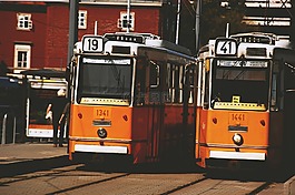 布達(dá)佩斯,電車,橋
