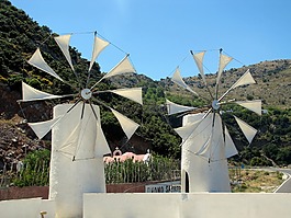 風(fēng)車,克里特島,高原