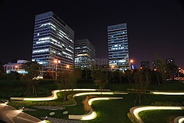 夜景,城市夜景,建筑