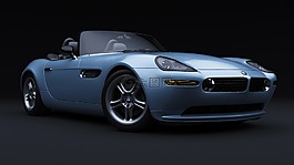 宝马 z8,车,三维渲染