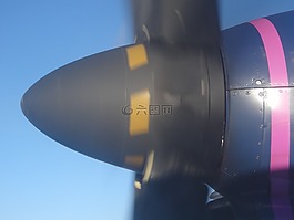 螺旋槳,飛機(jī),天空