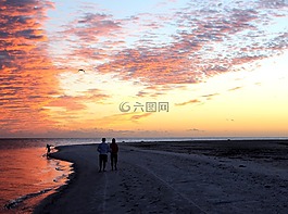 日落,堡壘,梅爾