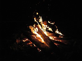 火,火焰,夜