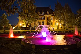 过滤器中的灰色,蓝光,mairie de sarreguemines