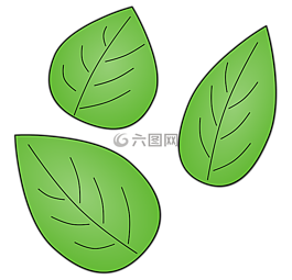 葉,植物,綠色