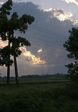 云,顏色,陰影