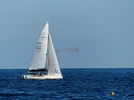 船舶,帆船,帆