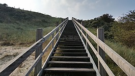 樓梯,沙丘,景觀