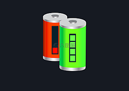 電池,充電,矢量