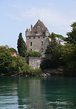 景觀,湖,岸