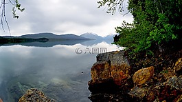 湖,目睹,冰川