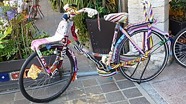 自行車,針織,croche